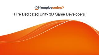 Hire the best Unity3D developers in India