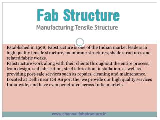 Tensile Structure In Chennai