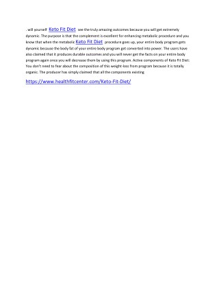 https://www.healthfitcenter.com/Keto-Fit-Diet/