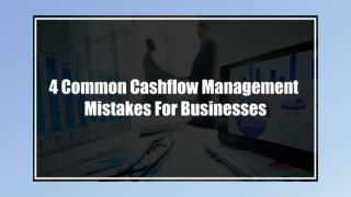 Top Common Cashflow Management Mistakes