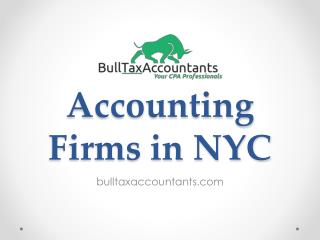 Accounting Firms in NYC - bulltaxaccountants.com