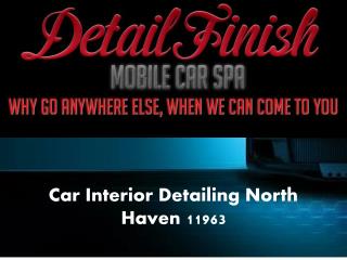 Car Interior Detailing North Haven 11963