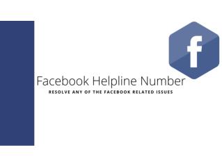 How To Resolve Facebook Issues - Facebook Helpline Number!!!
