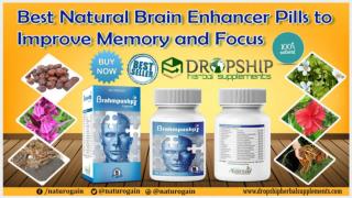 Best Natural Brain Enhancer Pills to Improve Memory and Focus