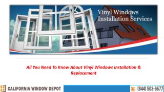 All You Need To Know About Vinyl Windows Installation & Replacement