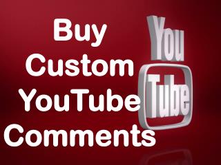 Buy YouTube Custom Comments â€“ Exponential Growth