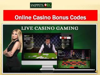 Snippet Casino Match Bonus Code
