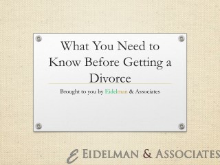 What You Need to Know Before Getting a Divorce