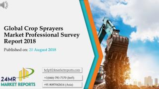 Global Crop Sprayers Market Professional Survey Report 2018