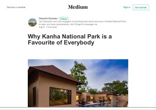 Why Kanha National Park is a Favourite of Everybody