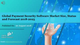 Global Payment Security Software Market Size, Status and Forecast 2018-2025