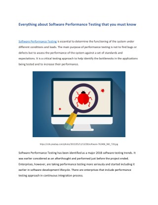 Everything about Software Performance Testing that you must know