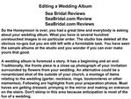 Editing a Wedding Album