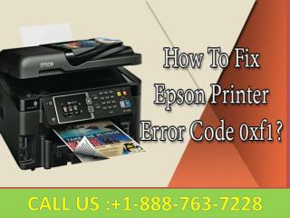 Contact 1-888-763-7228 Solve Printer errors easily