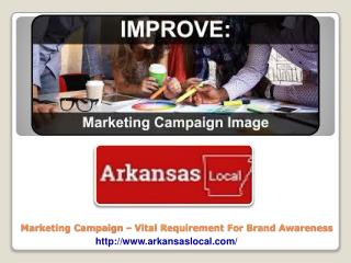 Marketing Campaign â€“ Vital Requirement For Brand Awareness