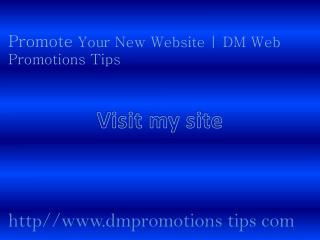 Promote Your New Website 2018