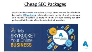 Cheap SEO Packages