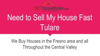 Sell Your House in Reedley CA â€“ Central Valley House Buyer