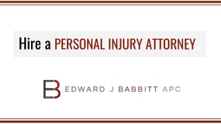 Hire a Personal Injury Attorney
