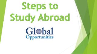 STEPS TO STUDY ABROAD