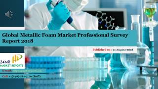 Global Metallic Foam Market Professional Survey Report 2018