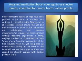 11 Unexpected Benefits of Yoga in usa hector ramos, about hector ramos, hector ramos profile