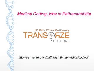 Medical Coding Jobs in Pathanamthitta