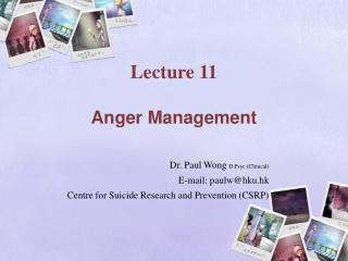 Lecture 11 Anger Management