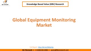 Equipment Monitoring Market to reach a market size of $4.8 billion by 2024