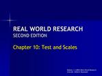 REAL WORLD RESEARCH SECOND EDITION