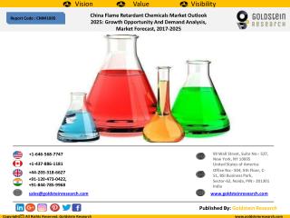 China Flame Retardant Chemicals Market Outlook 2025: Growth Opportunity And Demand Analysis, Market Forecast, 2017-20