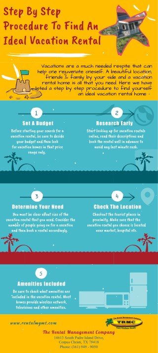 Step By Step Procedure To Find An Ideal Vacation Rental