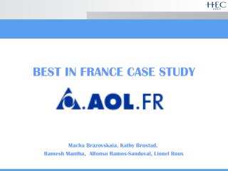 BEST IN FRANCE CASE STUDY