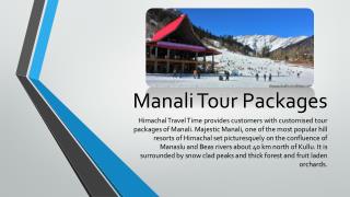 Manali Tour Packages | Himachal Travel Time