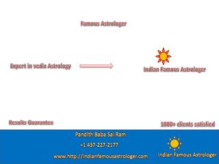Indian Famous Astrologer-Love Marriage Problems