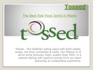 Fast food joints in miami