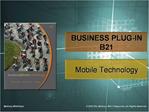 BUSINESS PLUG-IN B21