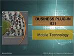 BUSINESS PLUG-IN B21