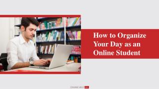Five Organization Tips For Online College Students