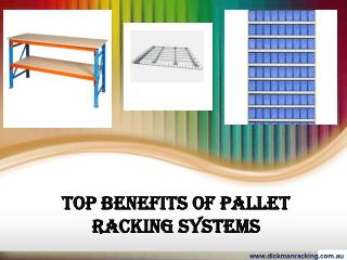 Top Benefits of Pallet Racking Systems