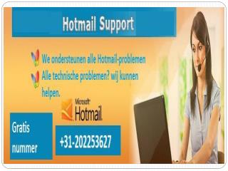 Hotmail Helpdesk Telefoonnummer Nederland: 31-202253627