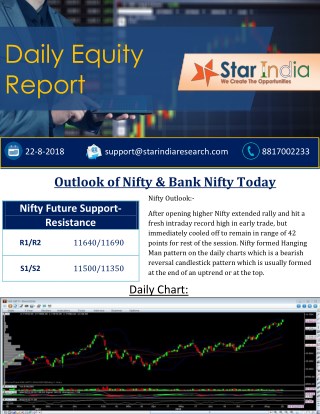 Daily Equity Report