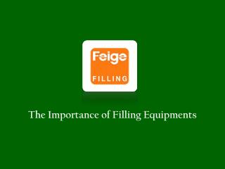 Filling Equipment Supplier