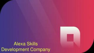 Alexa skills development Company