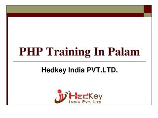 PHP Training in Palam