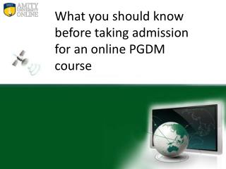 What you should know before taking admission for an online PGDM course