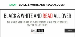 SHOP - BLACK & WHITE AND READ ALL OVER - RACHEL MORGAN