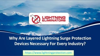 Layered Lightning Surge Protection Devices Necessary For Every Industry