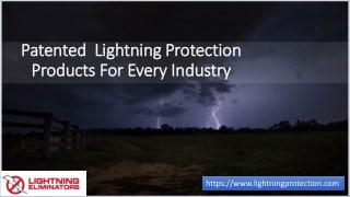 Patented Lightning Protection Products For Every Industry