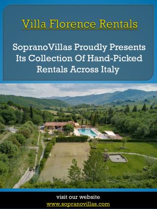 tuscan villa rentals